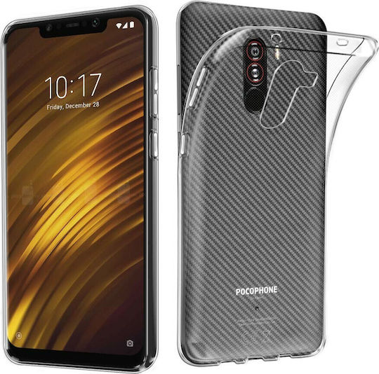 Powertech Back Cover Σιλικόνης 0.5mm Διάφανο (Pocophone F1)