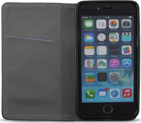 Book Piele artificială Negru (iPhone 11 Pro Max)