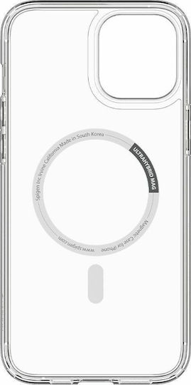 Spigen Ultra Hybrid Mag Back Cover Plastic 2mm Transparent (iPhone 12 / 12 Pro)
