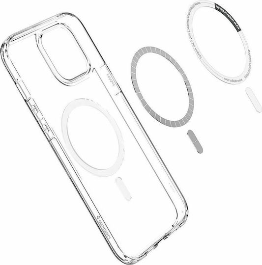 Spigen Ultra Hybrid Mag Back Cover Plastic 2mm Transparent (iPhone 12 / 12 Pro)