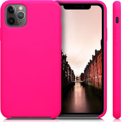 KWmobile Soft Flexible Umschlag Rückseite Silikon Rosa (iPhone 11 Pro Max) 49725.08