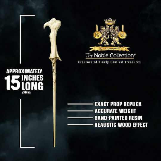 The Noble Collection Harry Potter Lord Voldemort Lord Voldemort's Wand Figure Height 38cm Scale 1:1