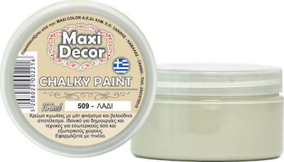 Maxi Decor Chalky Paint Chalk Patina Paint 100ml Olive Green 509 Olive