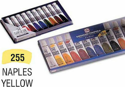 Royal Talens Gouache Extra Fine Quality Tempera Colour Paint Tube 20ml Yellow 255