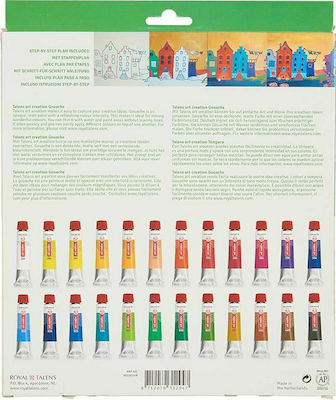 Royal Talens Art Creation Gouache Τέμπερες Ζωγραφικής Πολύχρωμες σε Σωληνάριο 12ml 24τμχ