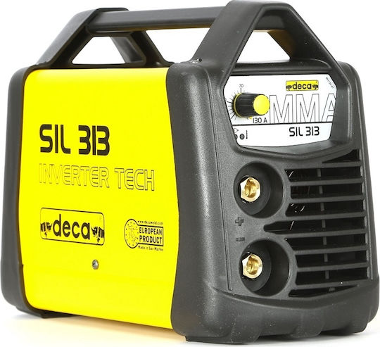 Deca Sil 313 Ηλεκτροκόλληση Inverter MMA με Μέγιστο Ρεύμα Συγκόλλησης 130A και Κύκλο Εργασίας 15%