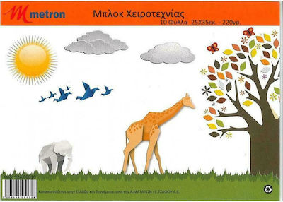 Metron Canson Cardboard No3 Block 10 Sheets 35x25cm