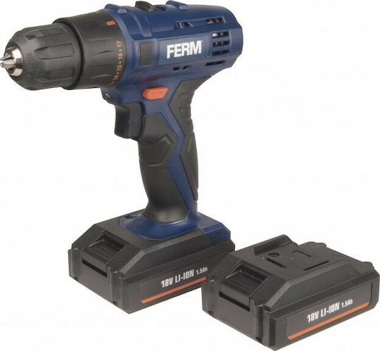 Ferm CDM1120 Battery Drill Driver 18V 2x1.5Ah
