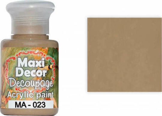 Maxi Decor Acrylic Color Paint Decoupage Brown 60ml