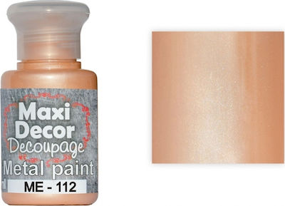 Maxi Decor Μεταλλικό Χρώμα Farbe Decoupage 60ml ME112