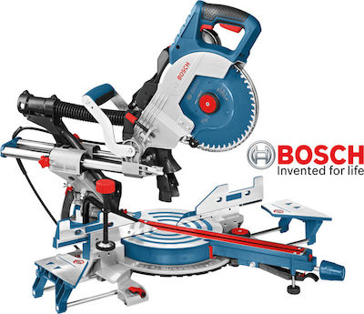 Bosch GCM 8 SDE Professional Electric Miter Saw Sliding with 1600WPower, Cutting Disc with a Diameter of 216mm & 5000rpm Cutting Speed