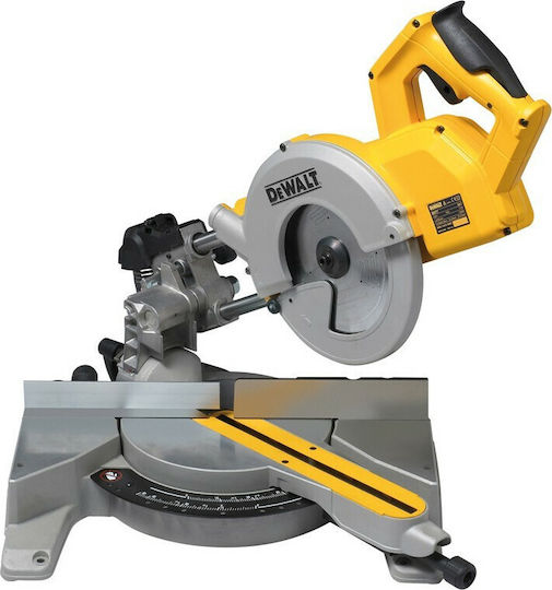 DEWALT Akku-Kapp- und Gehrungssäge 54V Schiebesäge Scheibendurchmesser 216mm 2x6Ah