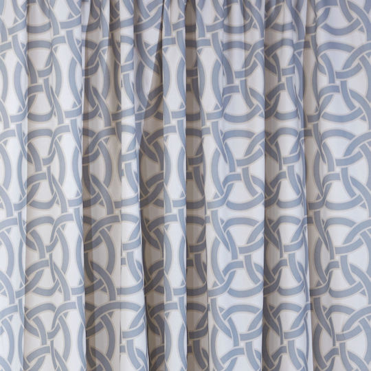 Anna Riska Vorhang mit Bleistiftfalten Filip 1-Ivory 280x270cm