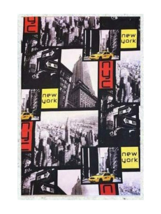 Sunshine Καρέ Τραπεζομάντηλο New York Πολύχρωμο 140x140εκ.