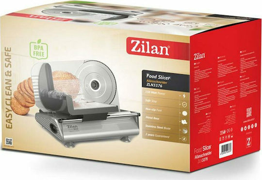 Zilan Aufschnittschneider 150W Silber