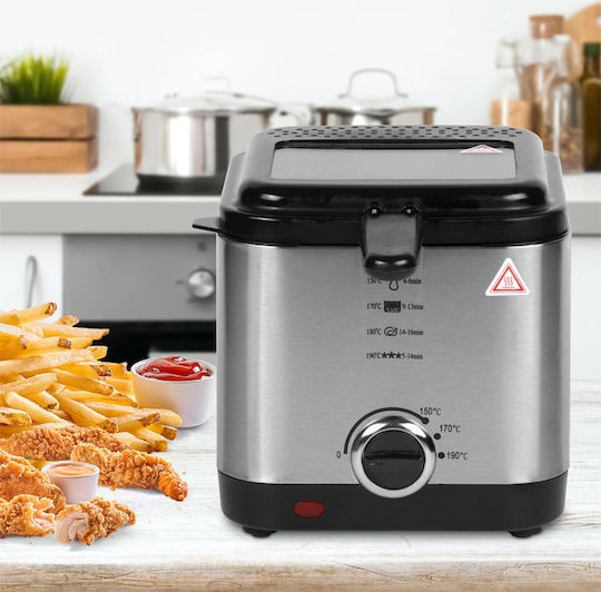 Gem BN3311 Deep Fryer 1.5lt Silver