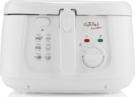 Gallet ETA Camelin DF165 Фритюрник 2.5лт Бяла