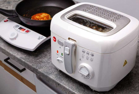 Eldom FR18 Fritteuse 2.5Es Weiß