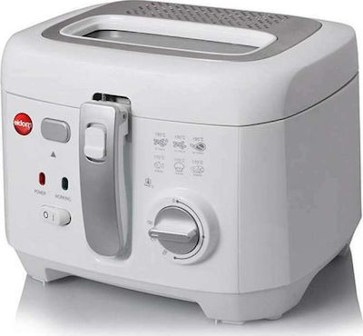 Eldom Deep Fryer with Removable Basket 2.5lt White