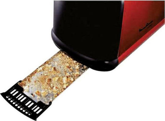 Moulinex Φρυγανιέρα 2 Θέσεων 850W Κόκκινη