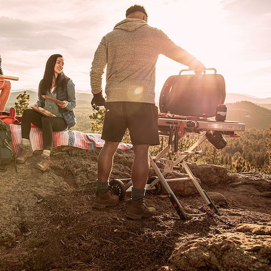 Weber Traveler Преносима Газово Барбекю Решетка 63.5брx34.3брсм. с 1 бр 3.8кВт
