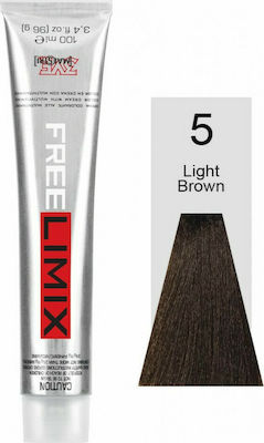 Freelimix Permanent Color Vopsea de Păr 5 Chestnut Open 100ml