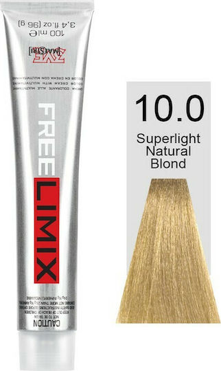 Freelimix Permanent Color Hair Dye 10.0 Super Blonde Natural 100ml