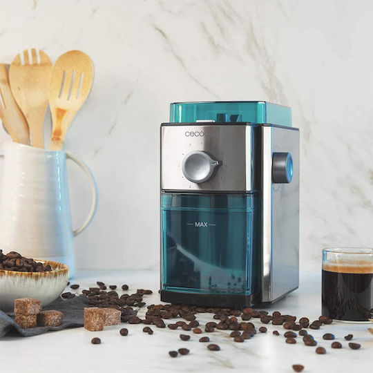 Cecotec SteelMill 2000 Adjust Electric Coffee Grinder 150W for 250gr Beans and 17 Grind Levels Silver