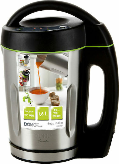 Domo DO498BL Soup Maker 1000W With Capacity 1.6lt Silver
