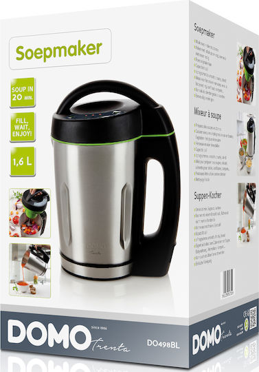 Domo DO498BL Soup Maker 1000W With Capacity 1.6lt Silver