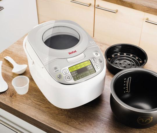 Tefal Fuzzy Spherical Advanced Πολυμάγειρας 750W με Χωρητικότητα 5lt Λευκός