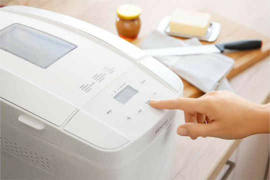 Sencor Bread Maker 800W with Container Capacity 1200gr and 10 Baking Programs