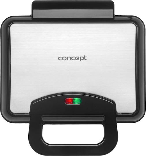 Concept VF3040 Waffle Maker For Rectangular Waffles 2 Number Of Waffles With Ceramic Coating 1000W