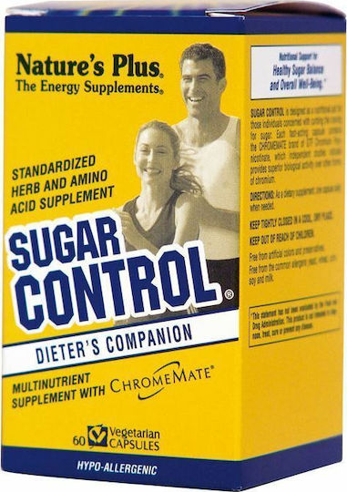 Nature's Plus Sugar Control 60 φυτικές κάψουλες