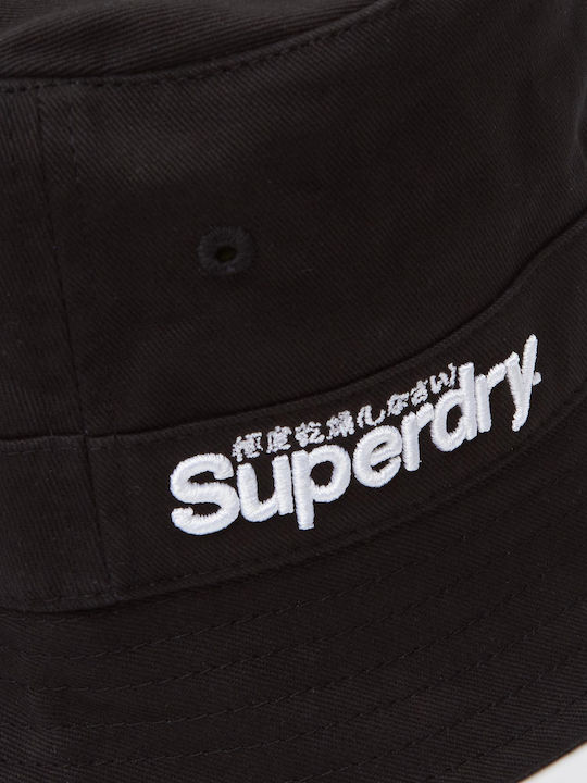 Superdry Γυναικείο Καπέλο Bucket Μαύρο