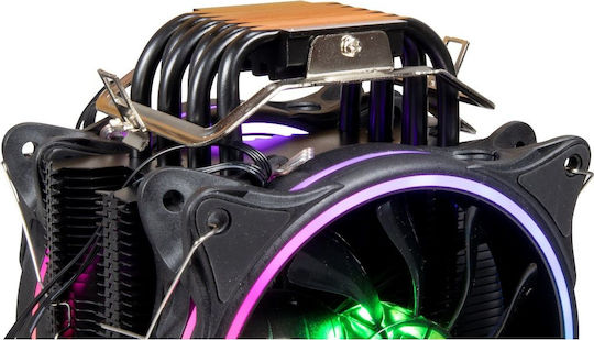 Inter-Tech Argus SU-280 RGB Dual Fan CPU Cooling for AM4/1200/115x Socket