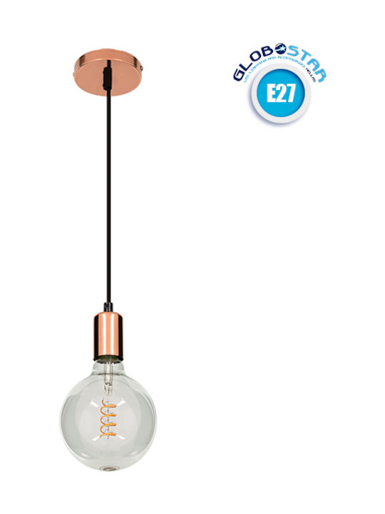 GloboStar Lumi Hängelampe Kupfer mit Fassung E27 4x118cm.