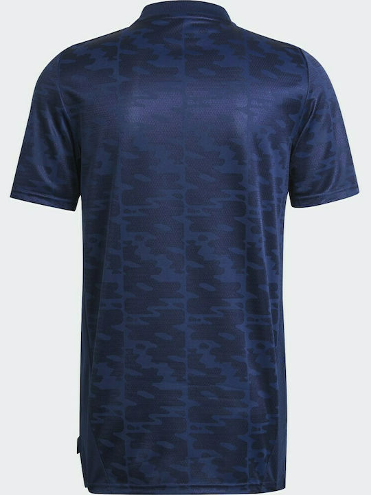 Adidas Football Condivo 21 Primeblue Ανδρική Μπλούζα Κοντομάνικη Navy Μπλε