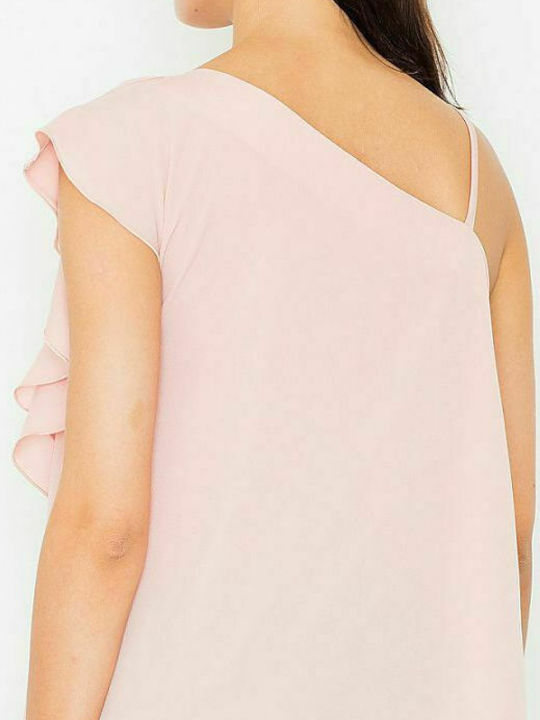 Figl M479 Damen Sommer Bluse mit Trägern Rosa 60710