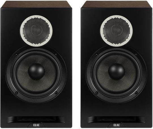 Elac DBR62 DBR62 Ζεύγος Ηχείων Hi-Fi Βιβλιοθήκης 120W 2 Δρόμων Π20.7xΒ27.4xΥ35.8εκ. Καρυδιά