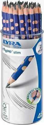 Lyra Groove Slim Pencil HB Blue