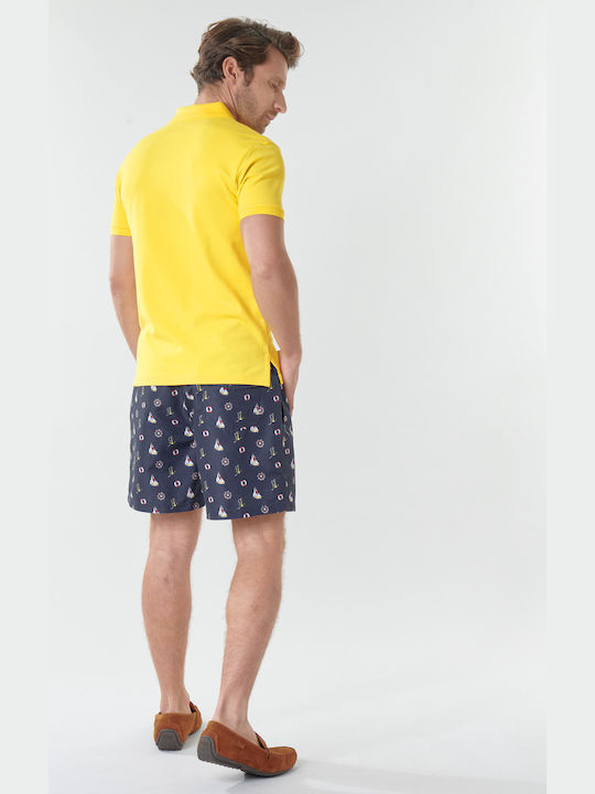 Ralph Lauren Ανδρικό T-shirt Κοντομάνικο Polo Κίτρινο