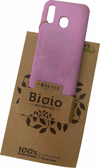 Forever Bioio Ocean Back Cover Σιλικόνης Ροζ (Galaxy A40)