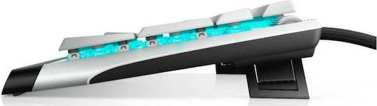 Dell Alienware AW510K Gaming Mechanical Keyboard with Cherry MX Red Low Profile switches and RGB lighting (English US) White