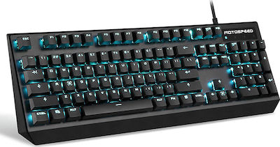 Motospeed K95 Gaming Tastatură mecanică cu Outemu Brown switch-uri și Tastatură iluminată (Grecesc)