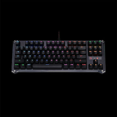 A4Tech Bloody B930 Gaming Tastatură Tenkeyless cu LK Libra Brown comutatoare și iluminare RGB (Greacă)