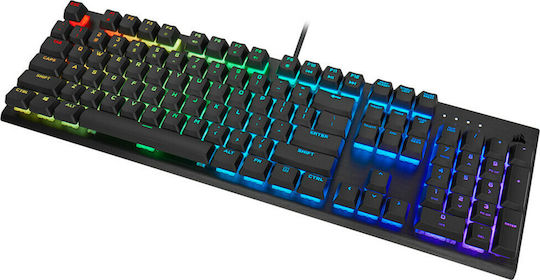 Corsair K60 Pro RGB Gaming Μηχανικό Πληκτρολόγιο με Cherry Viola διακόπτες και RGB φωτισμό (Ελληνικό)