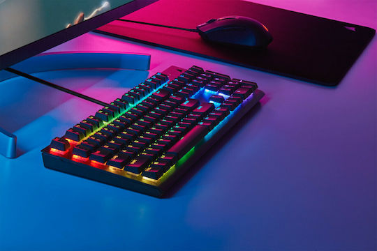 Corsair K60 Pro RGB Gaming Μηχανικό Πληκτρολόγιο με Cherry MX Silver Low Profile διακόπτες και RGB φωτισμό (Ελληνικό)