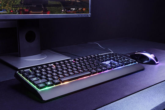 Trust Ziva Rainbow LED Gaming Keyboard with RGB lighting (Greek)