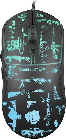 Natec Fury Player Kit 4in1 Thunderstreak 3.0 Σετ Gaming Πληκτρολόγιο με RGB φωτισμό & Ποντίκι (Αγγλικό US)